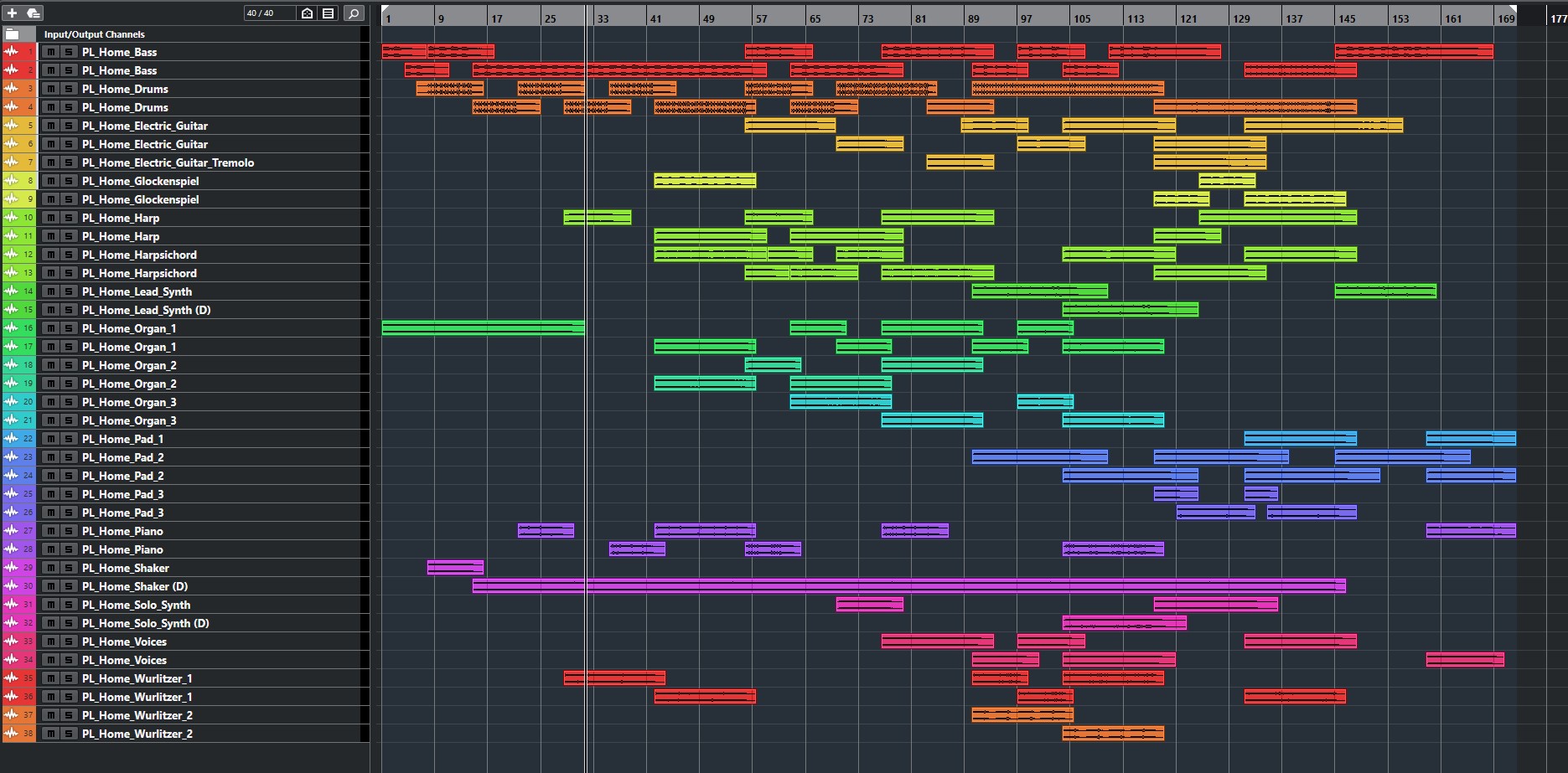 Home's OMF file in Cubase